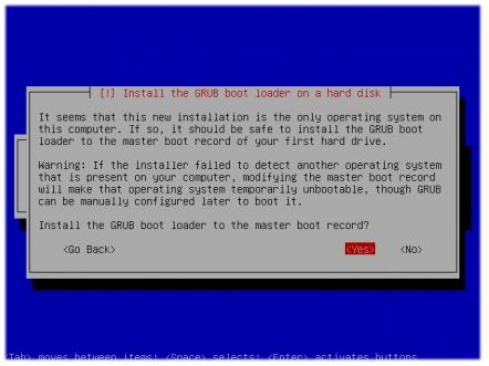 Install GRUB - Installasi Debian Lenny